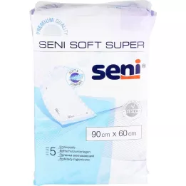 SENI Soft Super zaštitna podloga za krevet 90x60 cm, 5 kom
