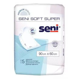 SENI Soft Super zaštitna podloga za krevet 90x60 cm, 5 kom