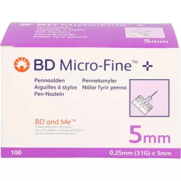 BD MICRO-FINE+ igle za olovke 0,25x5 mm, 100 kom