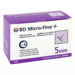 BD MICRO-FINE+ igle za olovke 0,25x5 mm, 100 kom