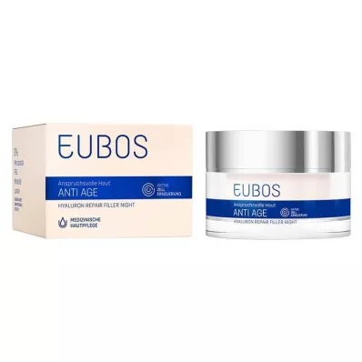 EUBOS ANTI-AGE Hyaluron Repair Filler noćna krema, 50 ml