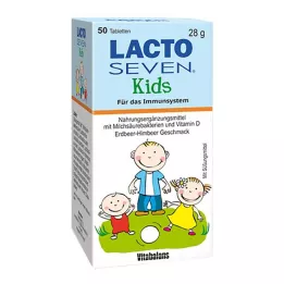 LACTO SEVEN Dječje tablete okusa jagoda-malina, 50 kom