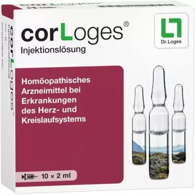CORLOGES Otopina za injekcije u ampulama, 10X2 ml