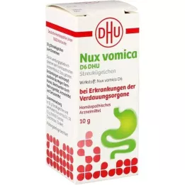 NUX VOMICA D 6 DHU Glob.bei Erkr.d.Digestiveorg., 10 g