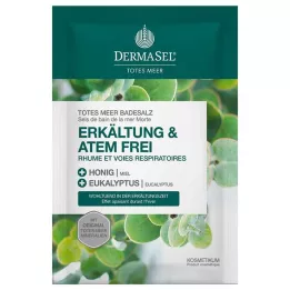 DERMASEL Hladna sol za kupanje iz Mrtvog mora &amp; bez daha, 80 g