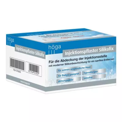 INJEKTIONSPFLASTER Silikofix 2x4 cm Höga, 100 komada