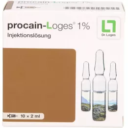 PROCAIN-Loges 1% otopina za injekcije ampule, 10X2 ml