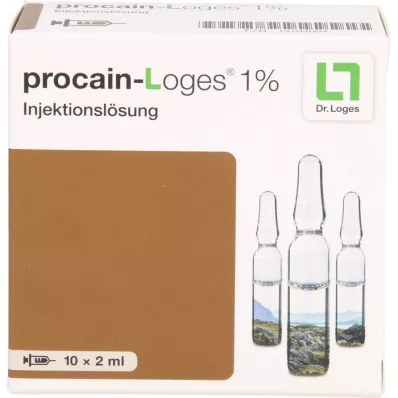 PROCAIN-Loges 1% otopina za injekcije ampule, 10X2 ml