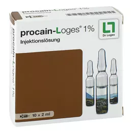 PROCAIN-Loges 1% otopina za injekcije ampule, 10X2 ml