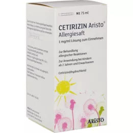 CETIRIZIN Aristo alergijski sok 1 mg/ml otopina, 75 ml