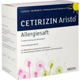 CETIRIZIN Aristo alergijski sok 1 mg/ml otopina, 150 ml