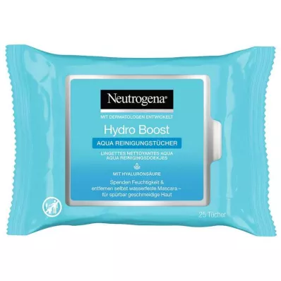 NEUTROGENA Hydro Boost Aqua krpe za čišćenje, 25 kom