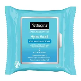 NEUTROGENA Hydro Boost Aqua krpe za čišćenje, 25 kom