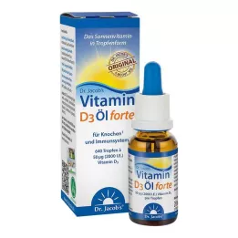 Vitamin D3 ulje forte Dr.Jacob`s kapi, 20 ml