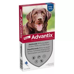ADVANTIX Spot-on otopina za narudžbe za pse 25-40 kg, 4X4,0 ml