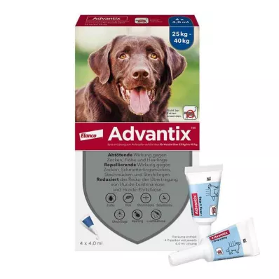 Advantix Spot-on otopina za pse 25 - 40 kg, 4X4,0 ml