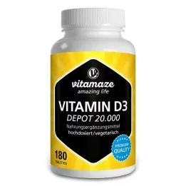 VITAMIN D3 20 000 IU depo visokodozne tablete, 180 kom