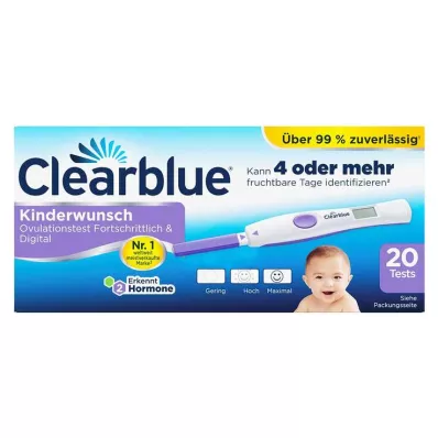 Clearblue Ovulation Test Advanced & Digital, 20 kom Clearblue Ovulation Test Advanced & Digital, 20 kom