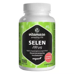 SELEN 200 µg veganske tablete visoke doze, 180 kom