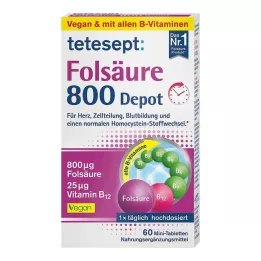 TETESEPT Folna kiselina 800 depo tableta, 60 kom