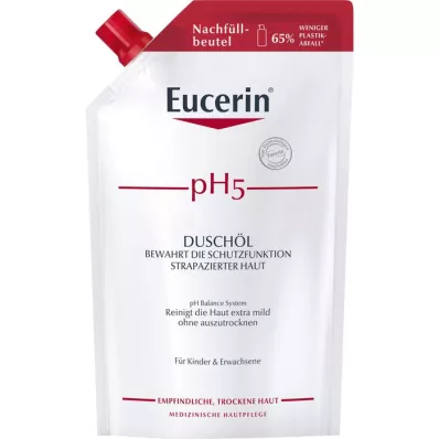 EUCERIN pH5 ulje za tuširanje, punjenje za osjetljivu kožu, 400 ml