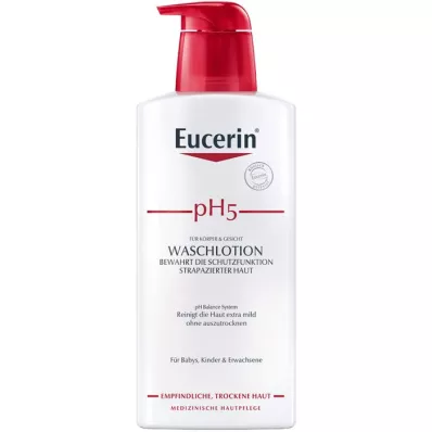 EUCERIN pH5 losion za pranje osjetljive kože s pumpicom, 400 ml