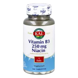 VITAMIN B3 NIACIN 250 mg tablete, 100 kom