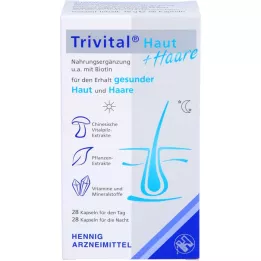 TRIVITAL Kapsule za kožu + kosu, 56 komada