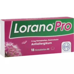 LORANOPRO 5 mg filmom obložene tablete, 18 kom