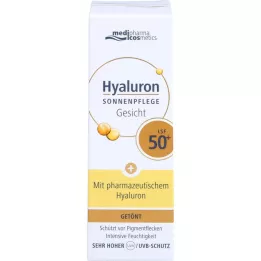 HYALURON SONNENPFLEGE Krema za lice LSF 50+ tonirana, 50 ml