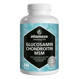 GLUCOSAMIN CHONDROITIN MSM Vitamin C kapsule, 240 kom