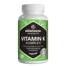 VITAMIN K1+K2 kompleks visokodozirane veganske kapsule, 120 kom