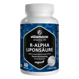 R-ALPHA-LIPONSÄURE 200 mg visokodozne veganske kapsule, 60 kom