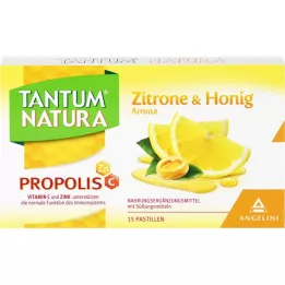 TANTUM NATURA Propolis s limunom &amp; Aroma meda, 15 kom