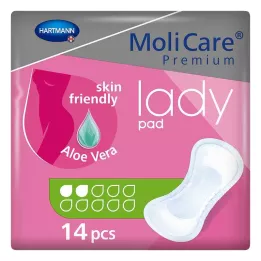 MOLICARE Premium ženski jastučić 2 kapi, 14 kom