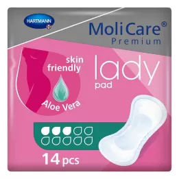 MOLICARE Premium ženski jastučić 3 kapi, 14 kom