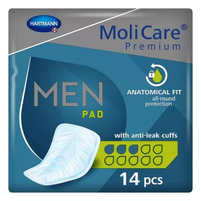 MOLICARE Premium MEN Jastučić 3 kapi, 14 kom