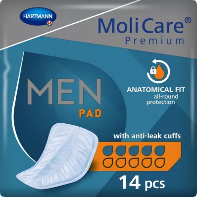 MOLICARE Premium MEN Jastučić 5 kapi, 14 kom