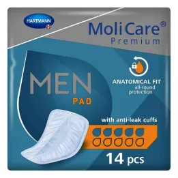 MOLICARE Premium MEN Jastučić 5 kapi, 14 kom