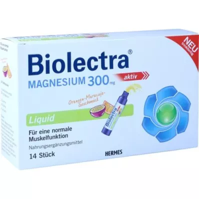 BIOLECTRA Magnezij 300 mg tekućina, 14 kom