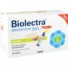 BIOLECTRA Magnezij 300 mg tekućina, 28 kom