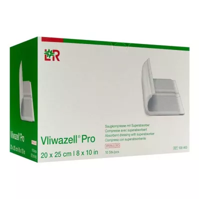 VLIWAZELL Pro superabsorb.Kompr.sterile 20x25 cm, 10 kom VLIWAZELL Pro superabsorb.Kompr.sterile 20x25 cm, 10 kom
