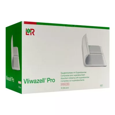 VLIWAZELL Pro superabsorb.Kompr.sterile 20x40 cm, 10 kom VLIWAZELL Pro superabsorb.Kompr.sterile 20x40 cm, 10 kom