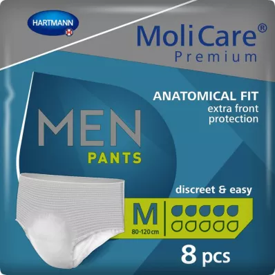 MOLICARE Premium MEN Hlače 5 drops M, 8 kom