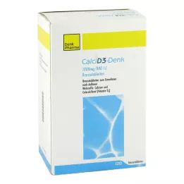 CALCI D3-Denk 1.000 mg/880 IU šumeće tablete, 120 kom