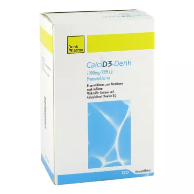 CALCI D3-Denk 1.000 mg/880 IU šumeće tablete, 120 kom CALCI D3-Denk 1.000 mg/880 IU šumeće tablete, 120 kom