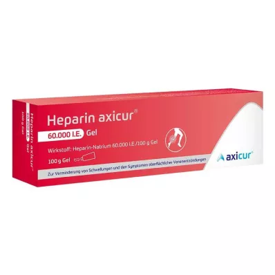HEPARIN AXICUR 60 000 IU gela, 100 g