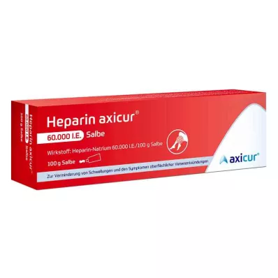 HEPARIN AXICUR 60 000 IU mast, 100 g HEPARIN AXICUR 60 000 IU mast, 100 g