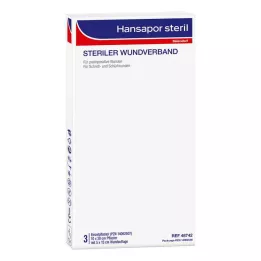 HANSAPOR sterilna obloga za rane 10x20 cm, 3 kom