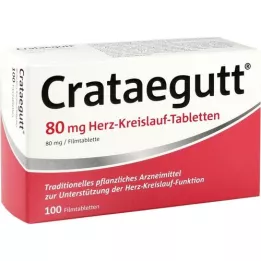 CRATAEGUTT 80 mg tablete za kardiovaskularne bolesti, 100 kom